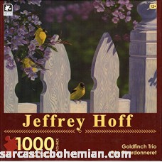 Goldfinch Trio By Jeffrey Hoff 1000 Piece Puzzle  B01N7ZVVIW